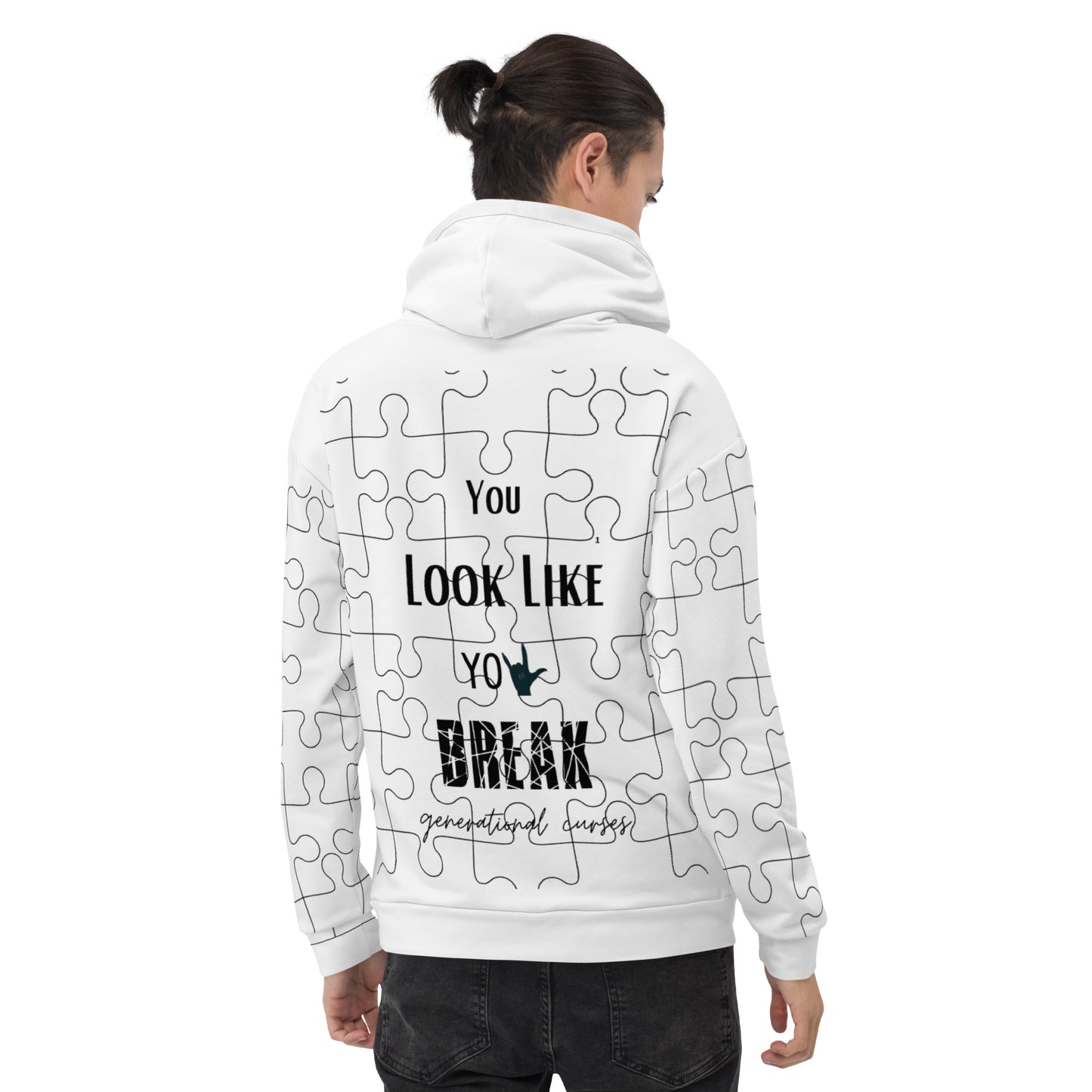 You Look Like... Puzzle Hoodie