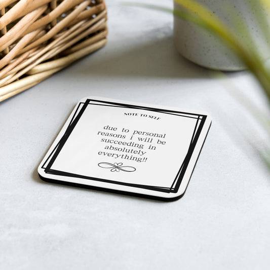 Personal Reasons coaster