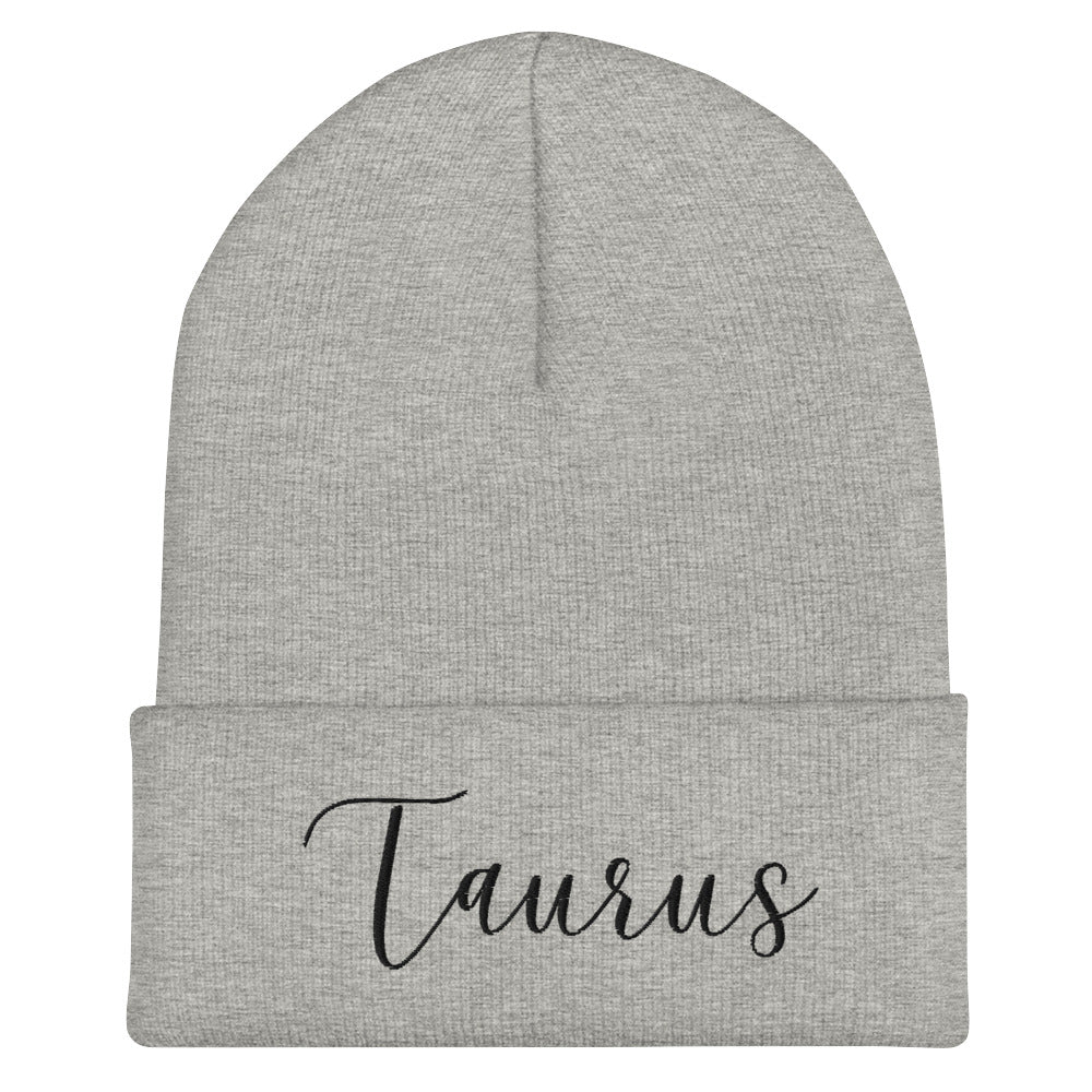 Taurus Cuffed Beanie (L)