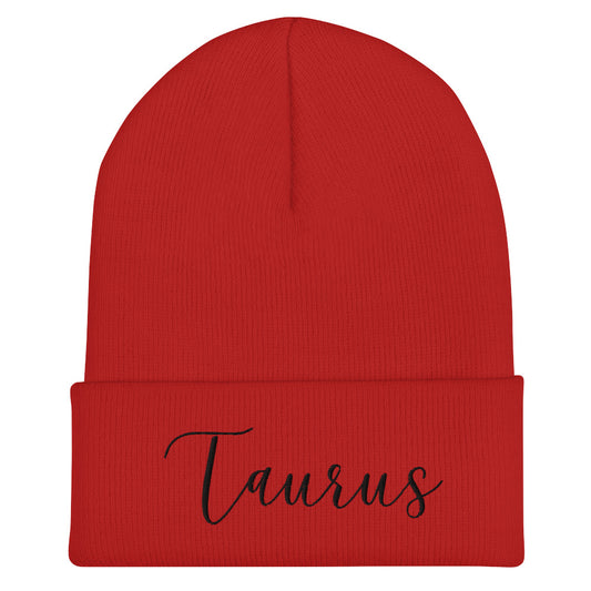 Taurus Cuffed Beanie (L)